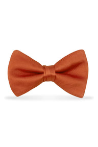 Burnt Orange Simply Solids Bow Tie