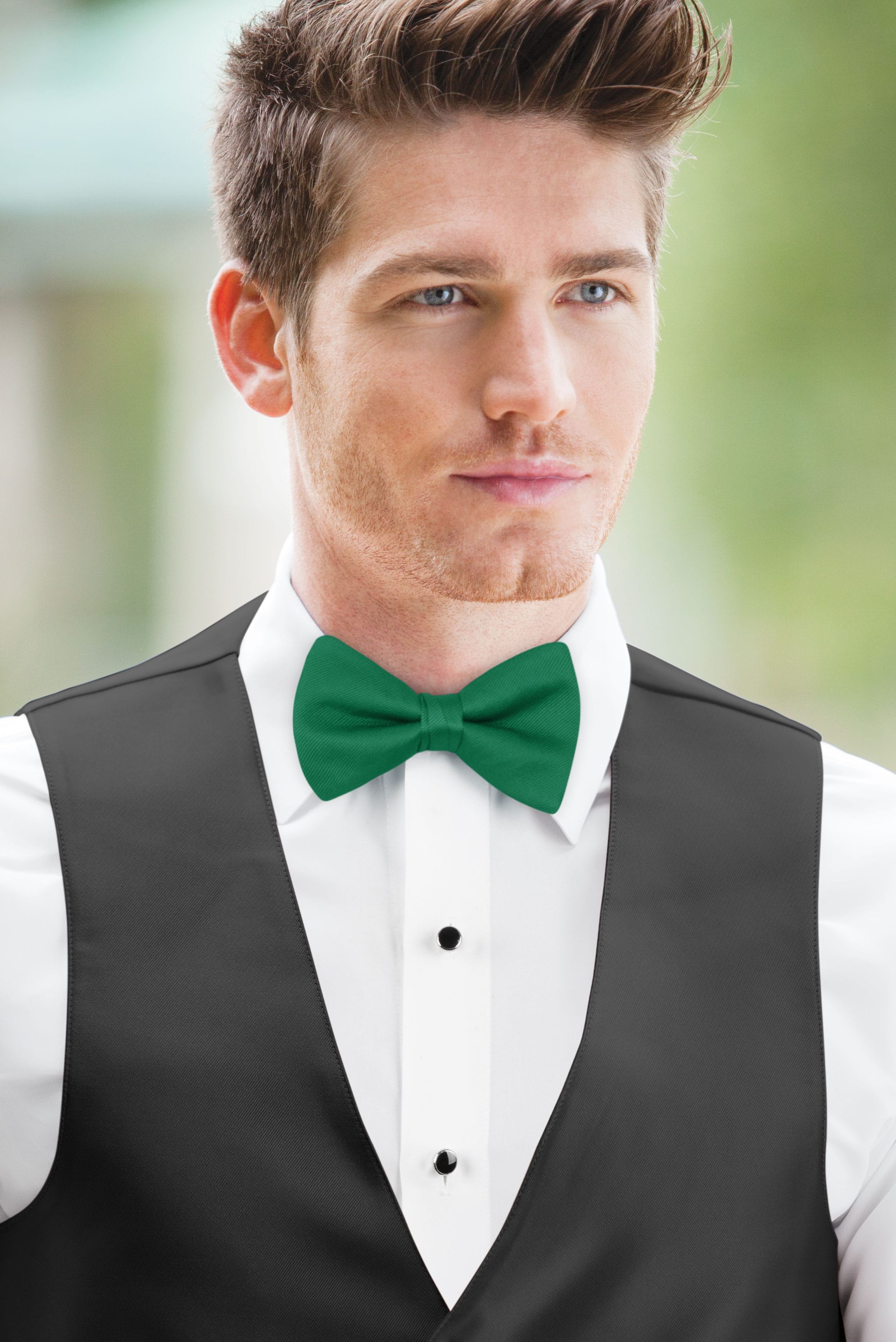 Solid Emerald Green Bow Tie Solid Emerald Green Bow Tie