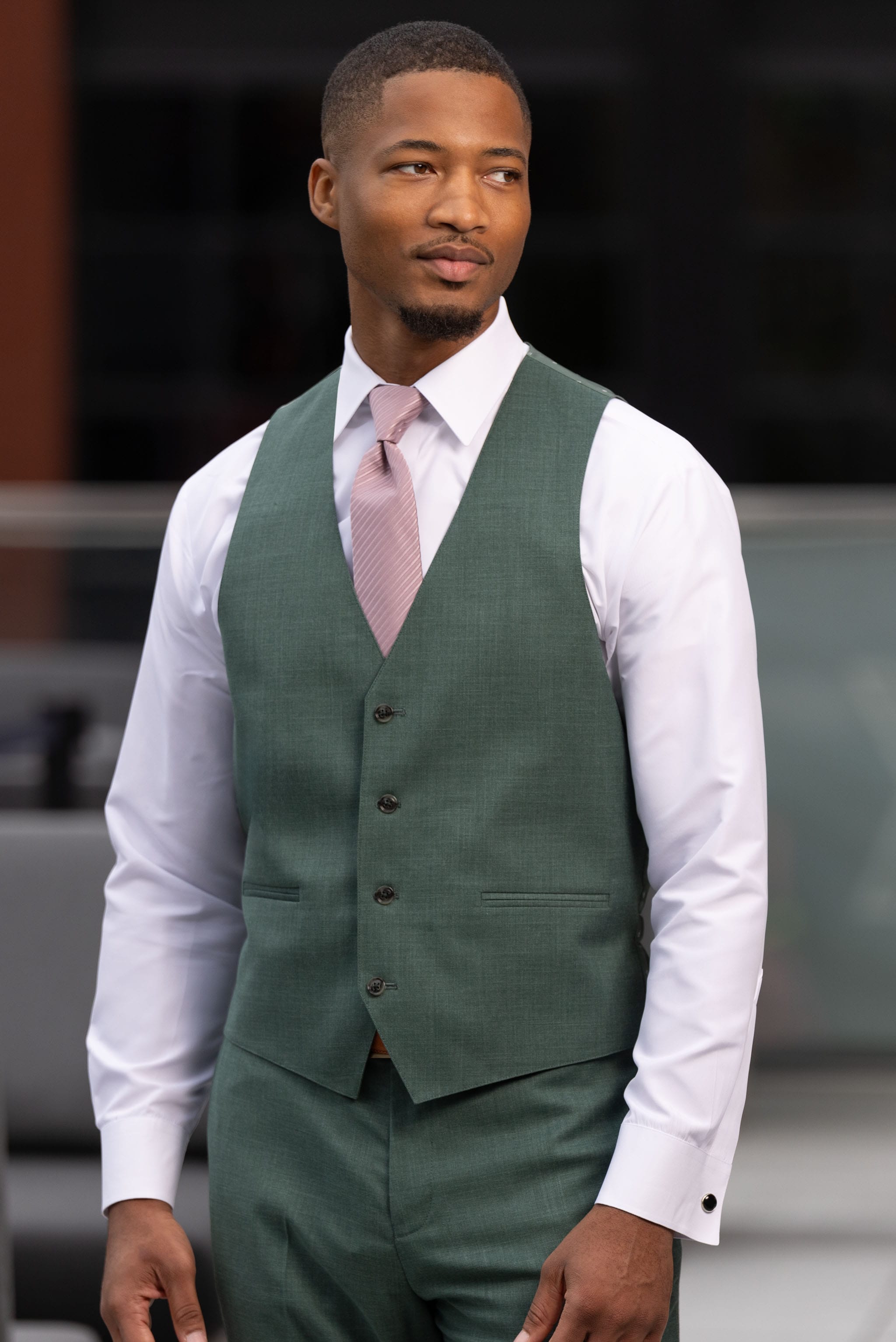 Forest Green Suit Separates Vest X-Large Long Forest Green Suit Separates Vest X-Large Long