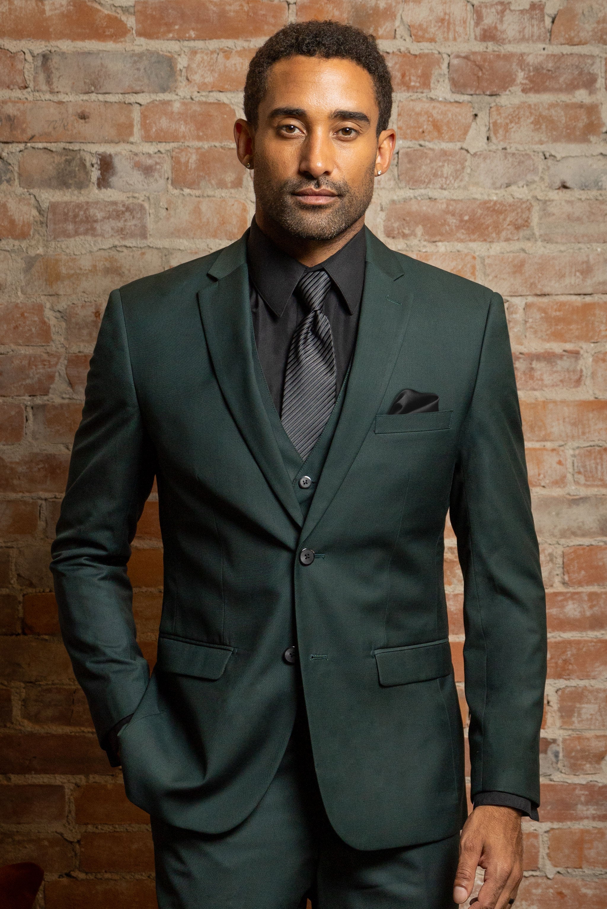 Dark Green Slim Fit Suit Coat - Jim's Formal Wear 58 Regular Dark Green Slim Fit Suit Coat - Jim's Formal Wear 58 Regular
