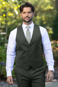 Olive Stretch Fullback Vest