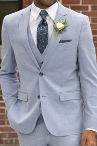 Oxford Blue Suit Vest