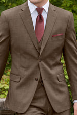 Brown Archer Suit Separates Vest