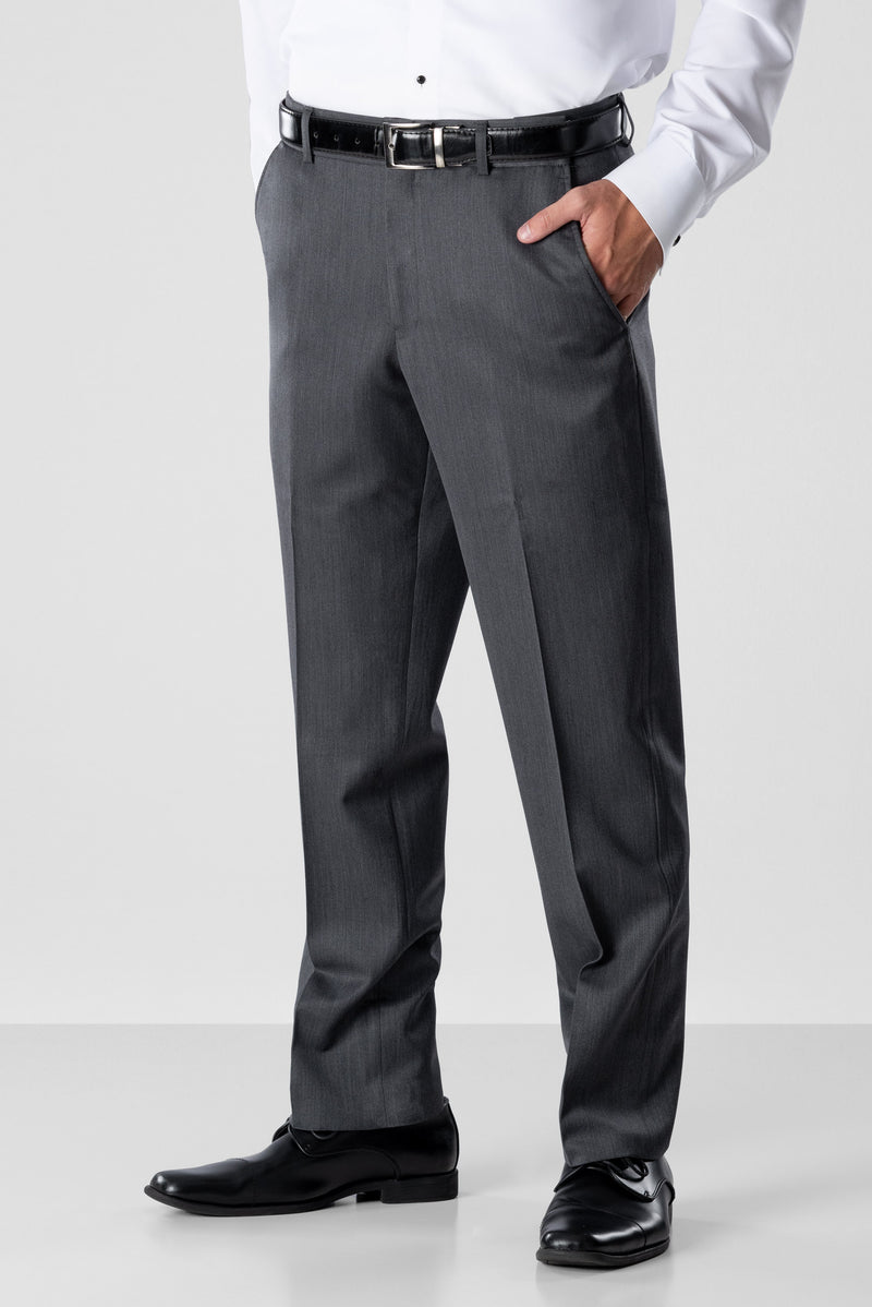 Steel Grey Sterling Slim Fit Suit Pants