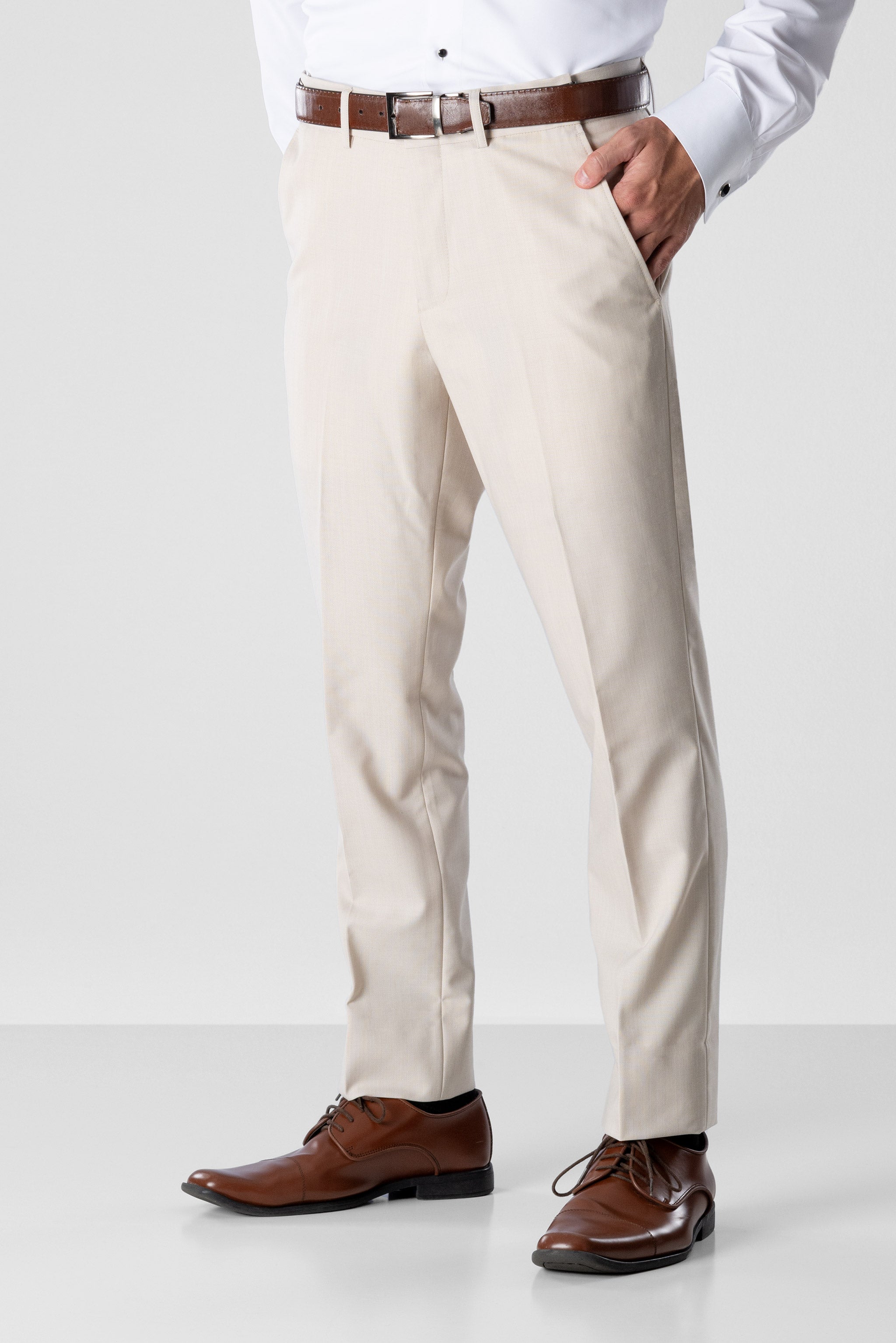 Tan Performance Stretch Suit Pants - Jim's Formal Wear Jim's Formal Wear Shop Tan Performance Stretch Suit Pants - Jim's Formal Wear Jim's Formal Wear Shop