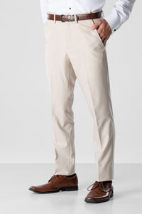 michael kors tan performance stretch slim fit suit pants