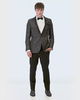 short video showing 360 degree views of Mark of Distinction Granite Aries Paisley Tuxedo