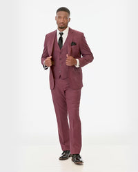 short video showing 360 degree views of Couture 1910 Brick Stretch Suit