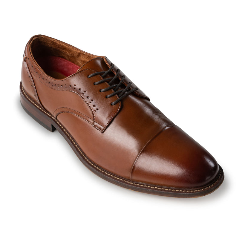 Cognac Maddox Suit Shoe