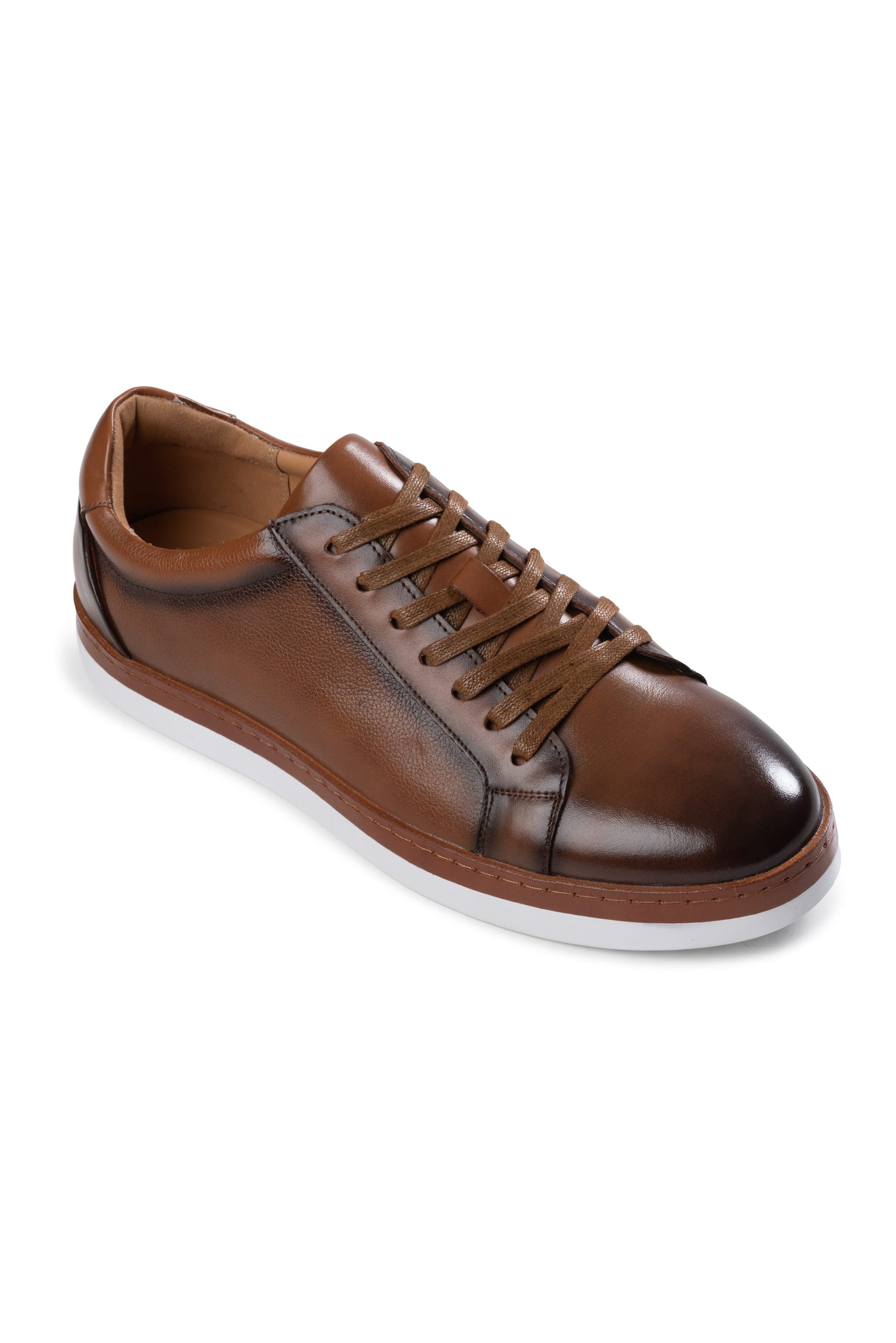 Tan Porter Leather Dress Sneaker 10 1/2 Medium