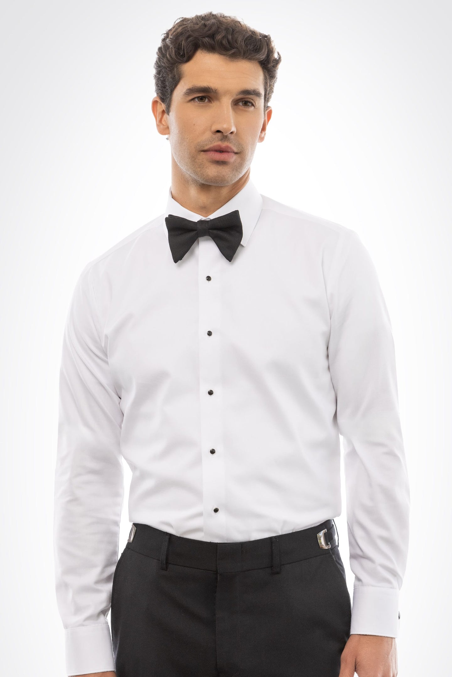 White Fitted Dress Shirt