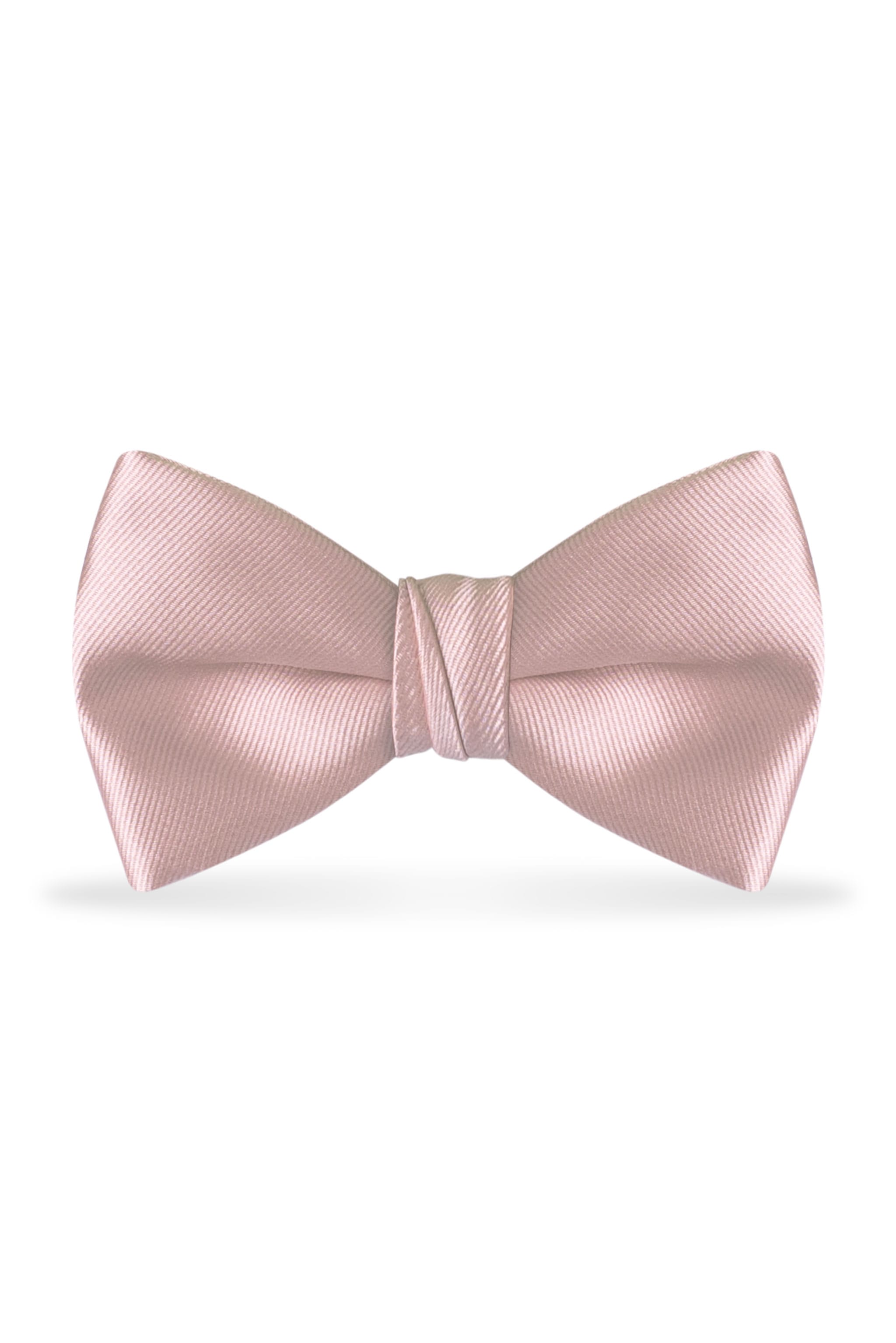 Solid First Blush Bow Tie - Detail