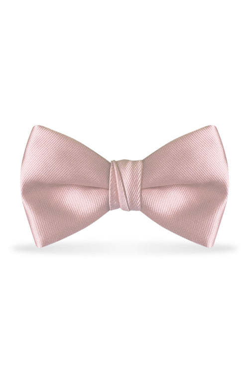 Solid First Blush Bow Tie - Detail