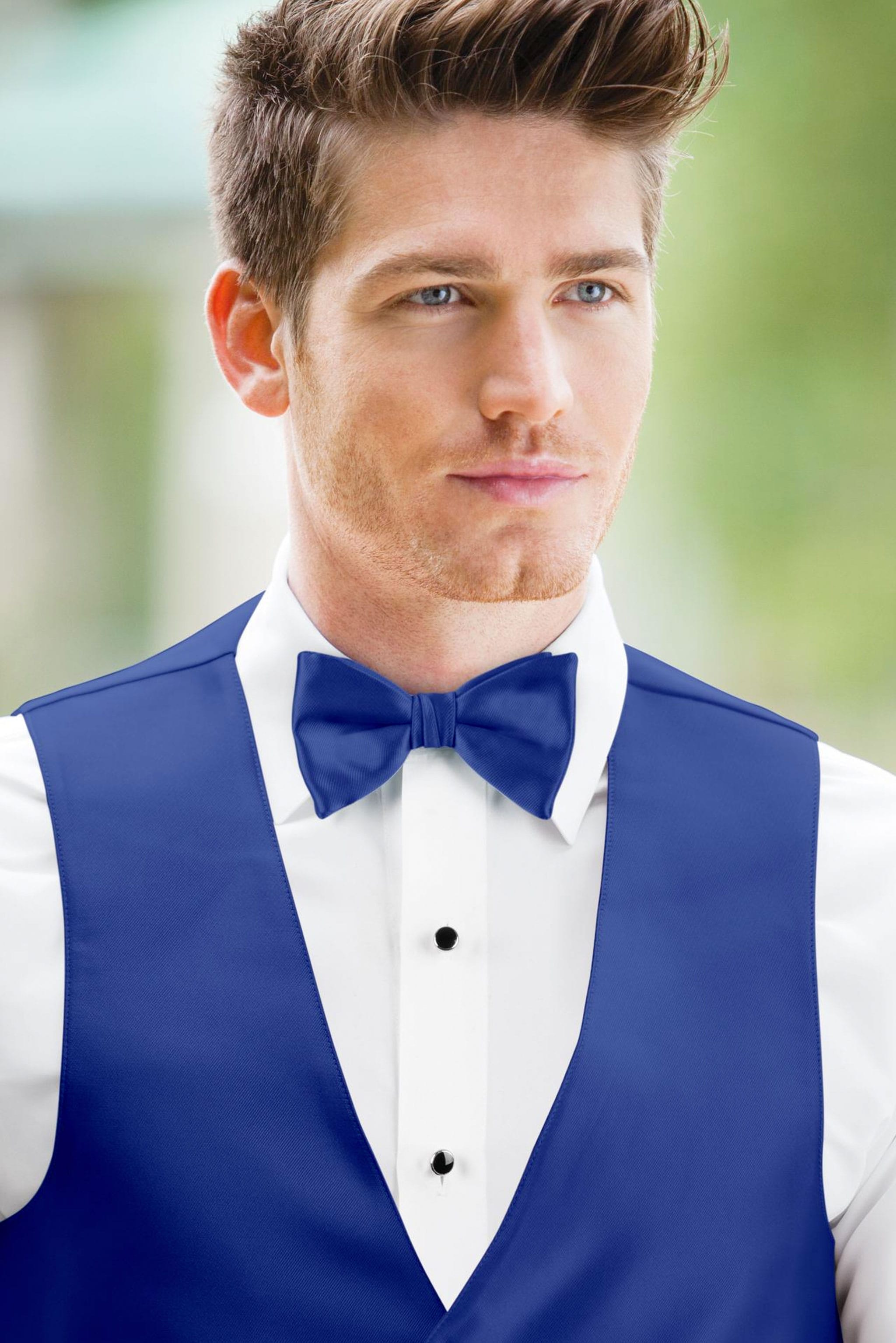 Solid Royal Blue Bow Tie Jim's Formal Wear Shop Solid Royal Blue Bow Tie Jim's Formal Wear Shop