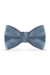 Solid Slate Blue Bow Tie