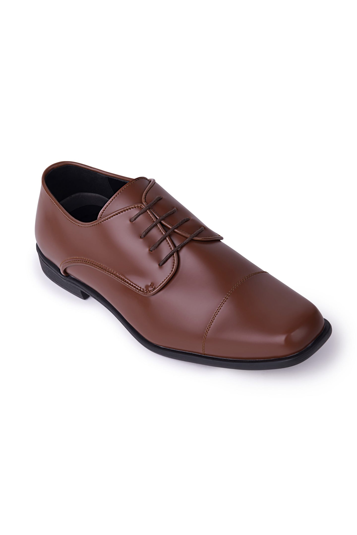 Cognac Brown Oxford Shoe