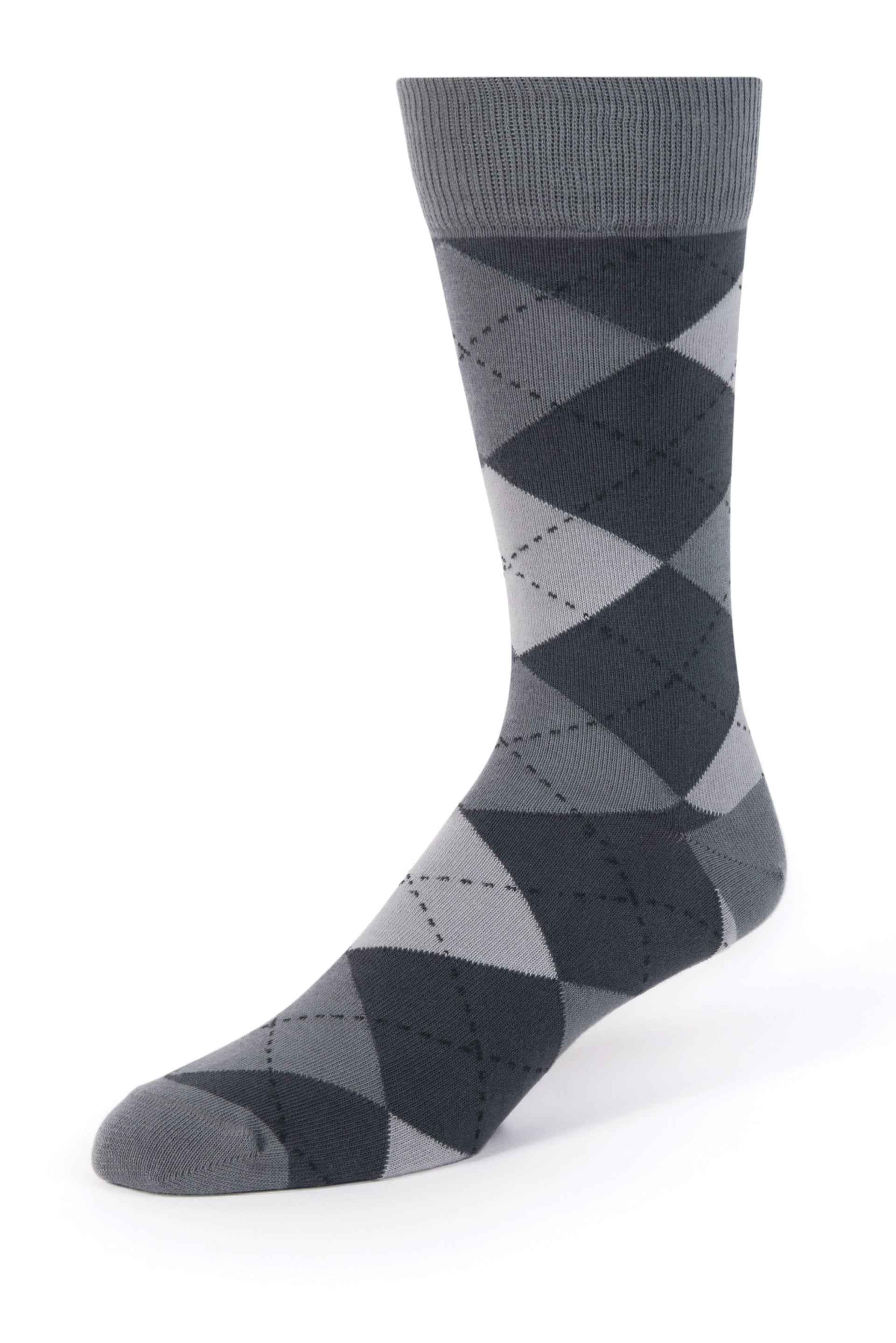 dark grey dress socks The Black Tux Solid Charcoal Dress Sock In Grey main image 1