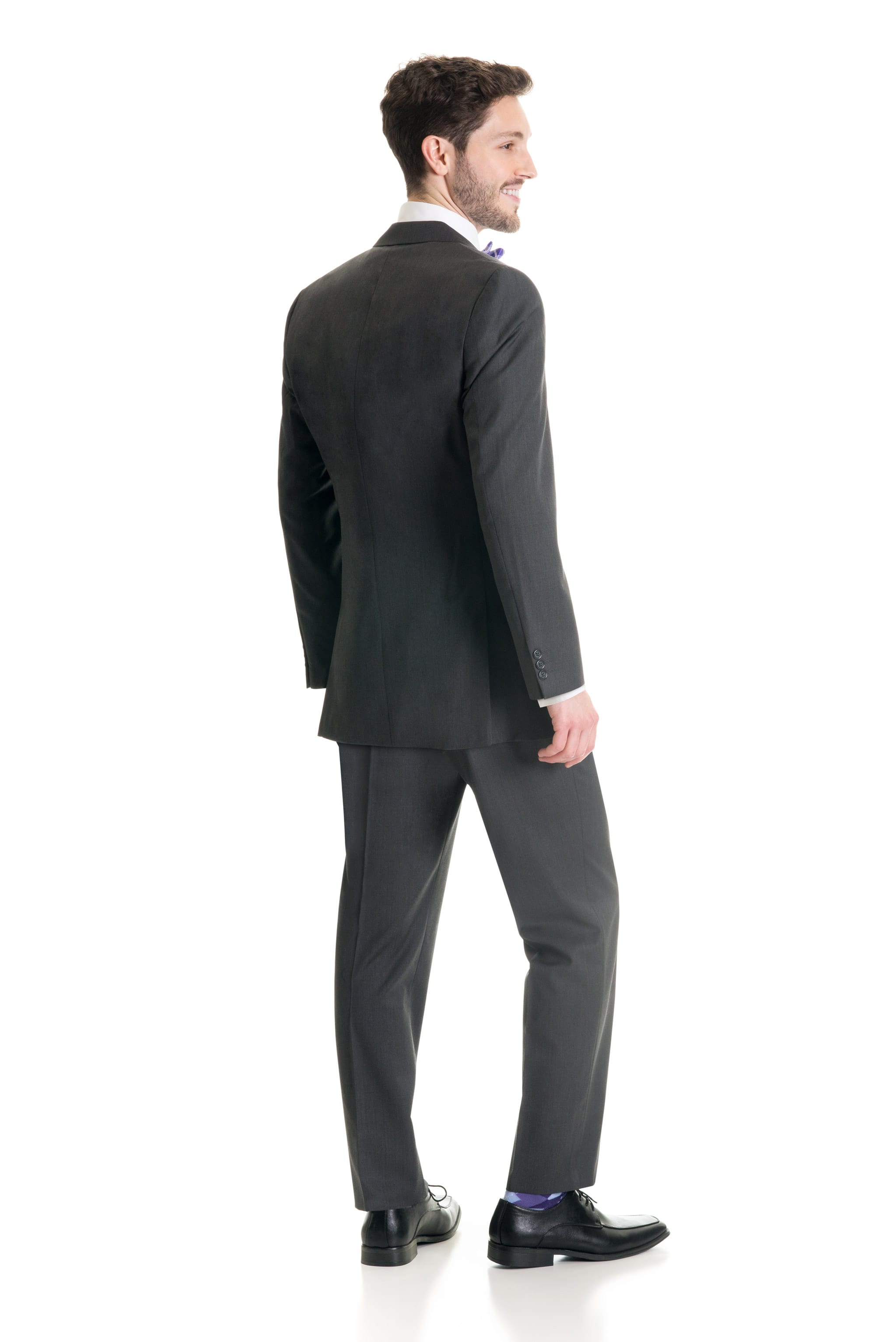 Dark Grey Slim Fit Suit Coat 52 Long