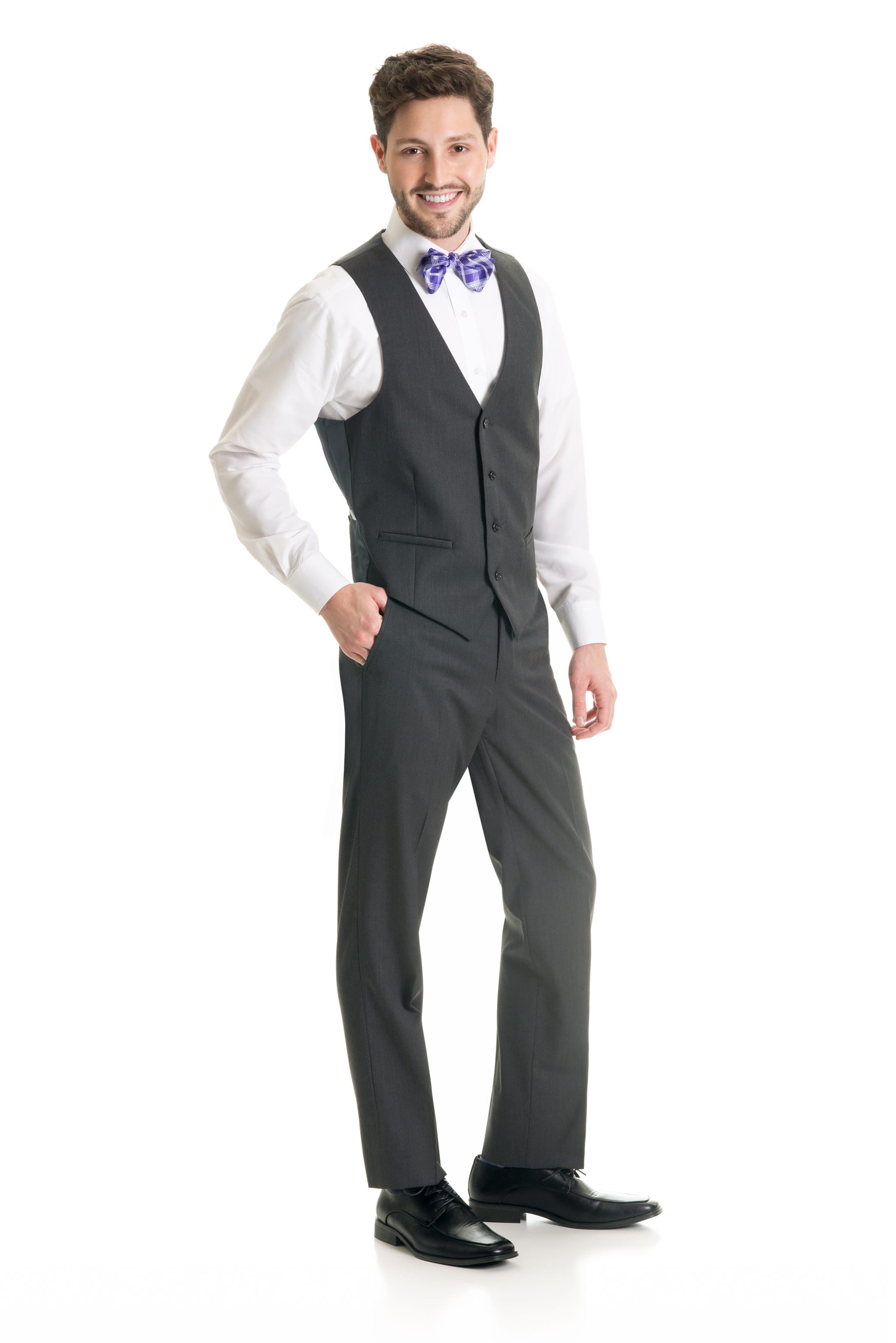 Grey Suit Dark Grey Vest