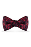 Floral Apple Red Bow Tie – Detail