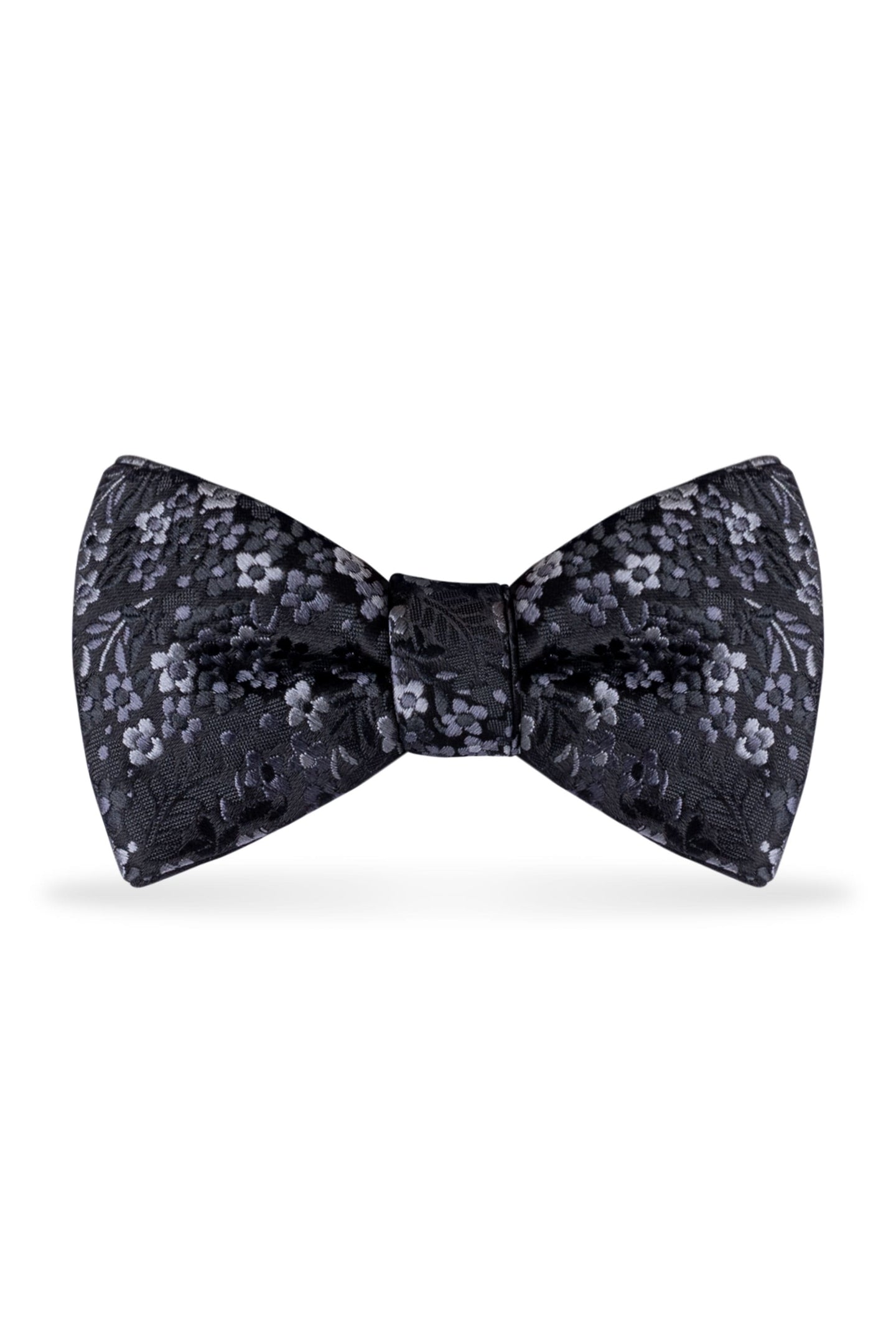 Floral Black Bow Tie – Detail