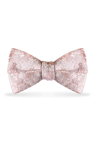 Floral Blush Bow Tie – Detail