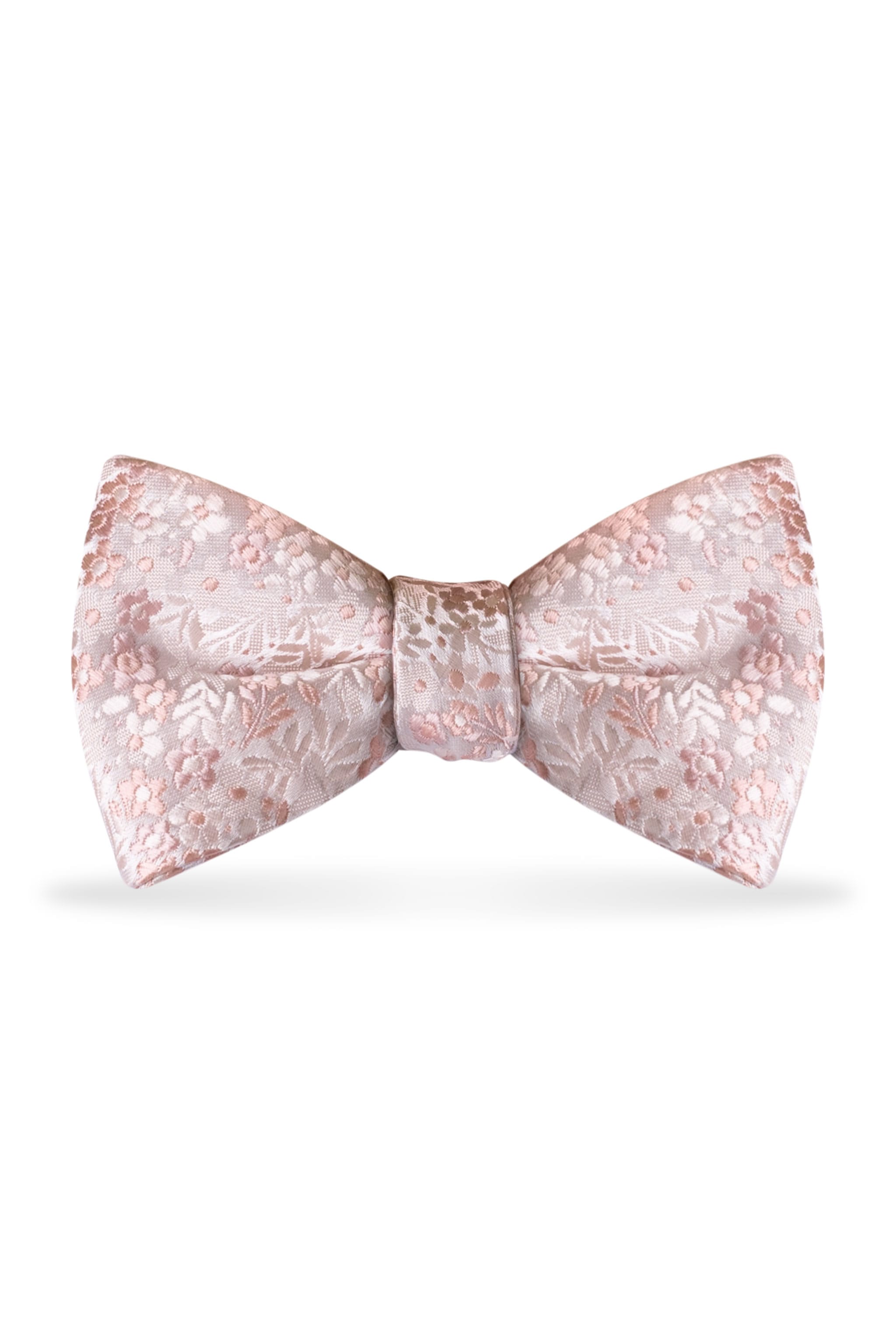 Floral Blush Bow Tie – Detail