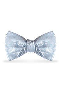 Floral Dusty Blue Bow Tie – Detail