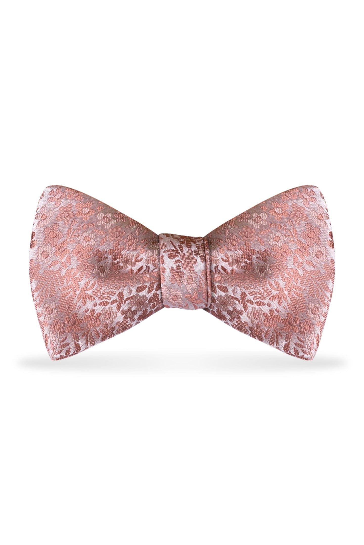 Floral Dusty Coral Bow Tie – Detail