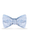 Floral Lite Blue Bow Tie – Detail