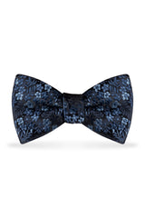 Floral Navy Bow Tie – Detail