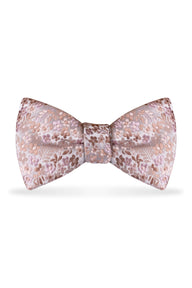 Floral Rose Gold Bow Tie – Detail