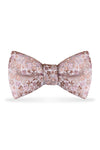 Floral Rose Gold Bow Tie – Detail