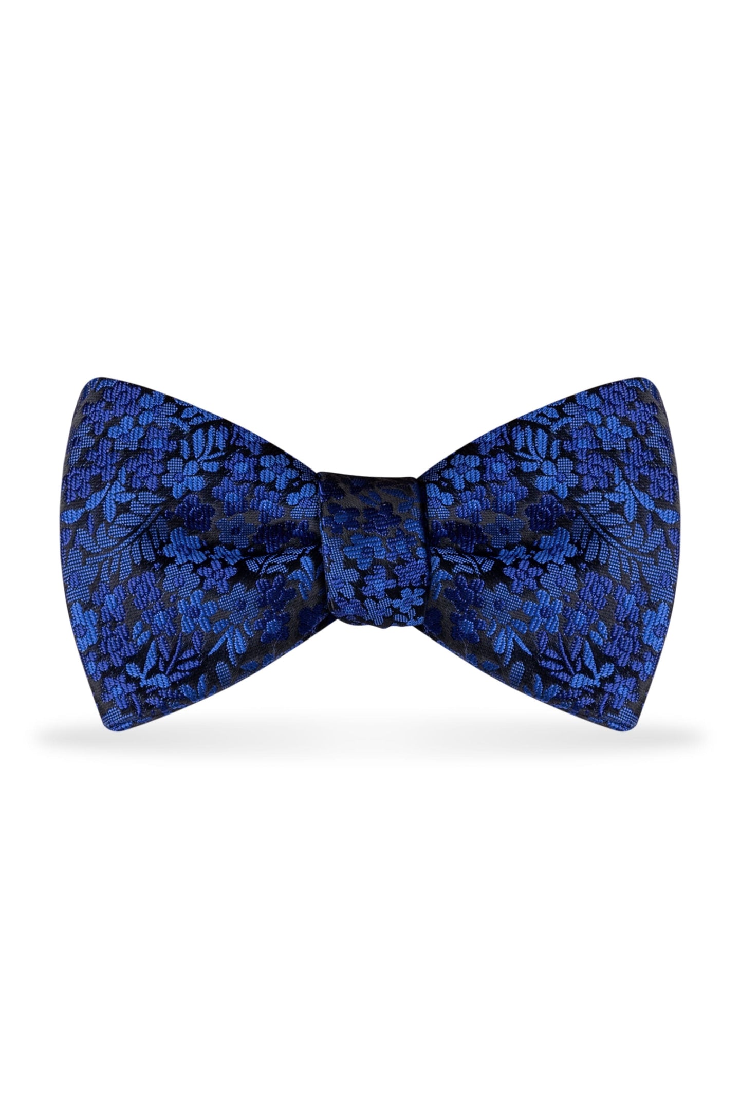 Floral Royal Blue Bow Tie – Detail