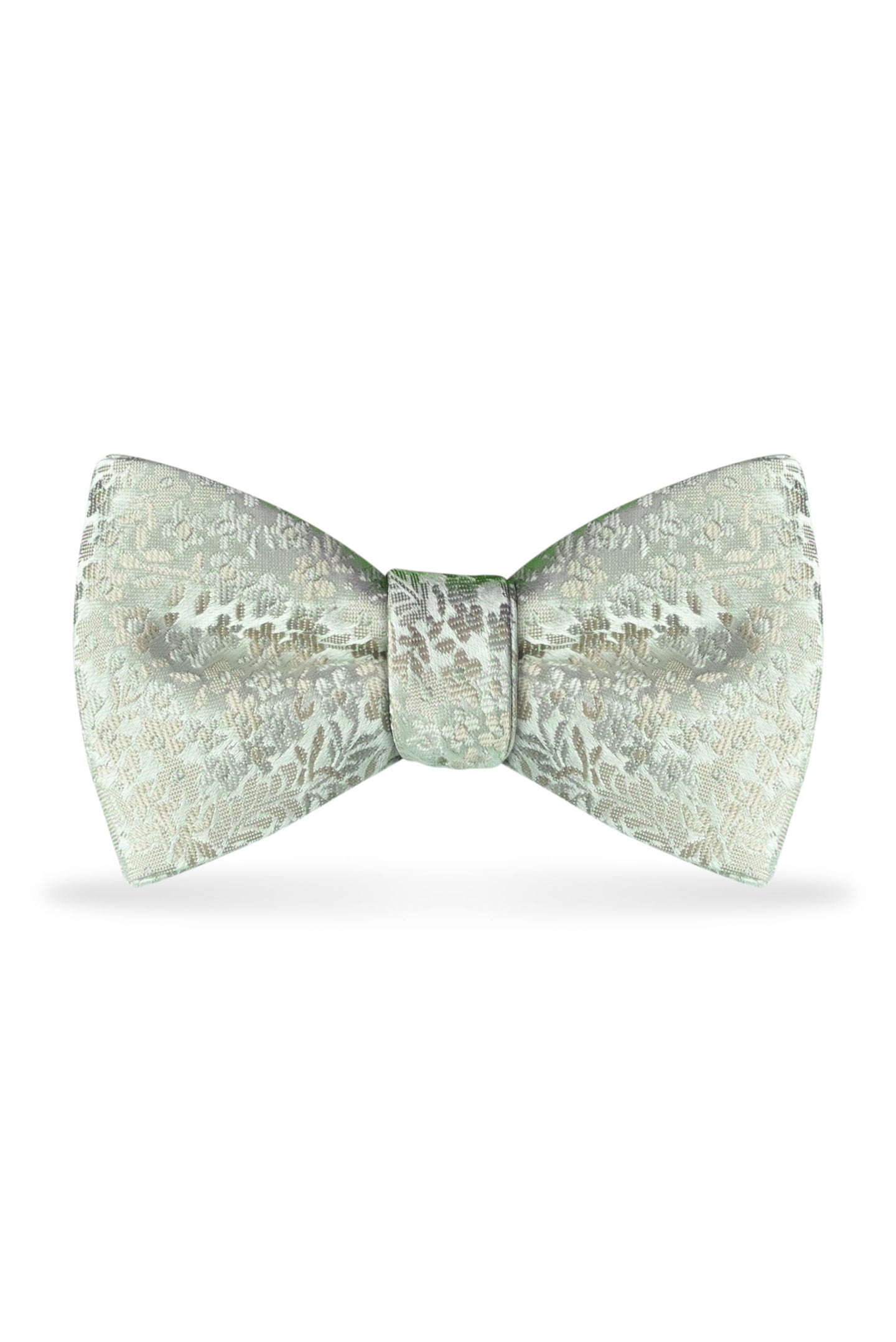 Floral Sage Bow Tie – Detail