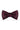 Floral Wine Bow Tie – Detail