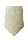 Floral Sage Self-Tie Windsor Tie – Detail