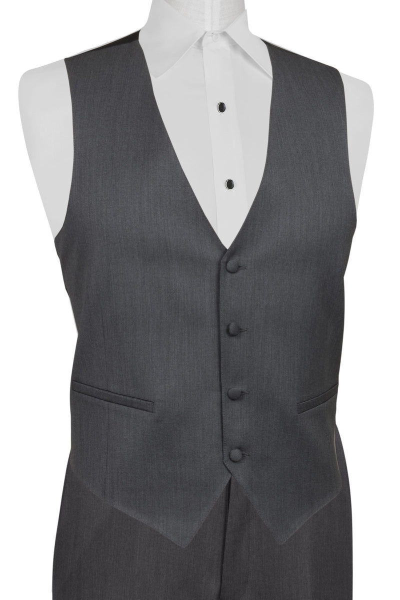 Steel Grey Sterling Suit Separates Vest - detail