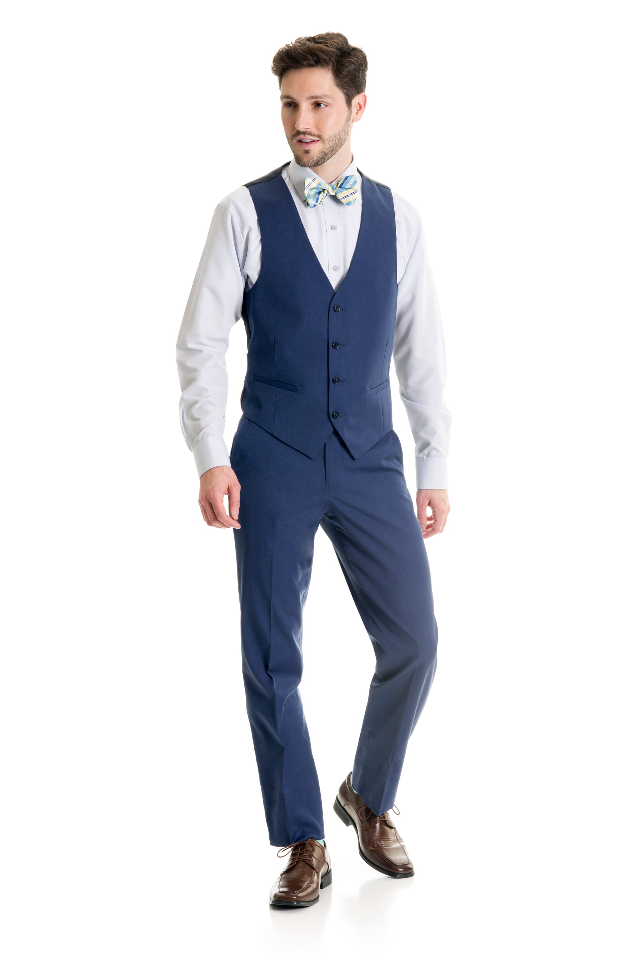 Indigo Suit Separates Vest