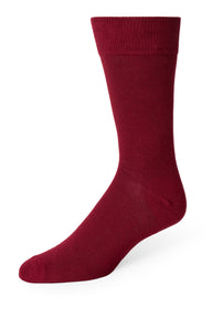 wine men's dress sock - detail