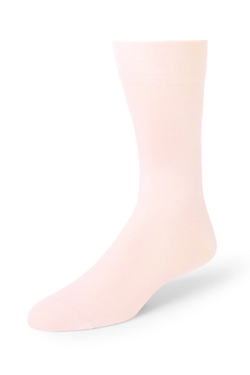 Petal pink men's dress sock - detail