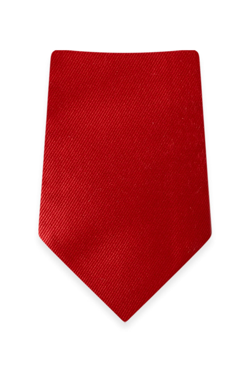 Solid Ferrari Red Windsor Tie