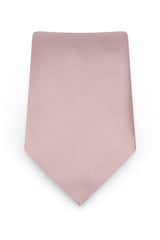 Solid First Blush Self-Tie Windsor Tie - Detail