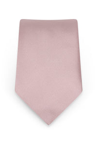 Solid First Blush Self-Tie Windsor Tie - Detail