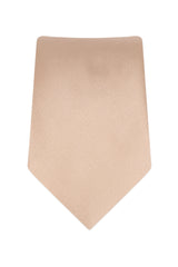 Solid Nude Windsor Tie - Detail