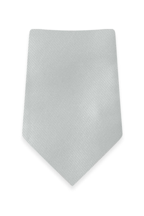 Solid Platinum Windsor Tie