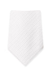 Striped White Self-Tie Windsor Tie